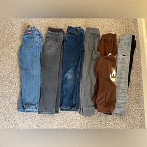 Bundle of boys jeans and nike outfits size 6